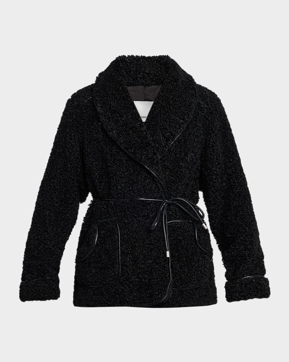 Kimia Tie Waist Sherpa Jacket
